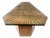Mid 20th-Century Brutalist Italian Patinated Brass and Wood Table by G. Urso For Sale