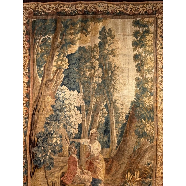 Textile Early 18th Century Flemish Tapestry For Sale - Image 7 of 11
