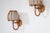 Wood Contemporary Pair of Bent Rattan Wall Sconce For Sale - Image 7 of 10