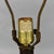 Mid-Century Modern Italian Blue and Teal Drip Glaze Large Ceramic Table Lamp For Sale - Image 10 of 10