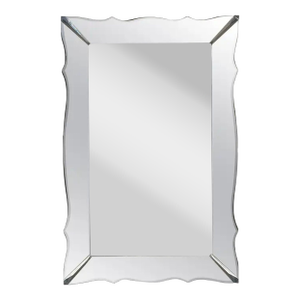 Large Italian Modern Dressing or Wall Mirror (H 58 1/4 X W 38 1/4)