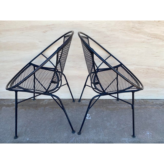 Set of 4 Radar Salterini Dining Chairs Maurizio Tempestini Attributed For Sale - Image 4 of 12