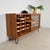 Vintage German Pine Sideboard with 24 Drawers and Glass Sliding Doors, 1960s For Sale - Image 4 of 14