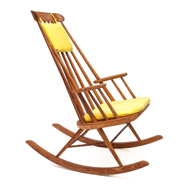 Ikea Vintage Rocking Chair from Ikea, 1960 For Sale - Image 4 of 12