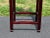 Wood Vintage Tall Asian Rosewood Plant Stand For Sale - Image 7 of 8