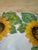 1970s Vintage 13.5” Italian Sunflower Incised, Glazed Handpainted Terracotta Platter For Sale - Image 5 of 16