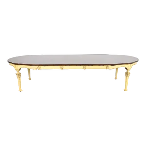 Karges French Regency Louis XVI Walnut Extension Dining Table, Newly Refinished