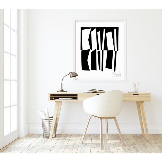 Liz created this piece in cut paper during a course she teaches called Bauhaus: Two Dimensional Design. One of the...