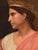 Léon Pierre Urbain Bourgeois, Portrait of Young Woman, Oil on Canvas, 19th Century For Sale - Image 3 of 11