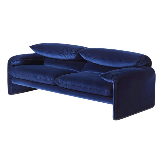 Maralunga Two-Seater Sofa by Vico Magistretti for Cassina For Sale