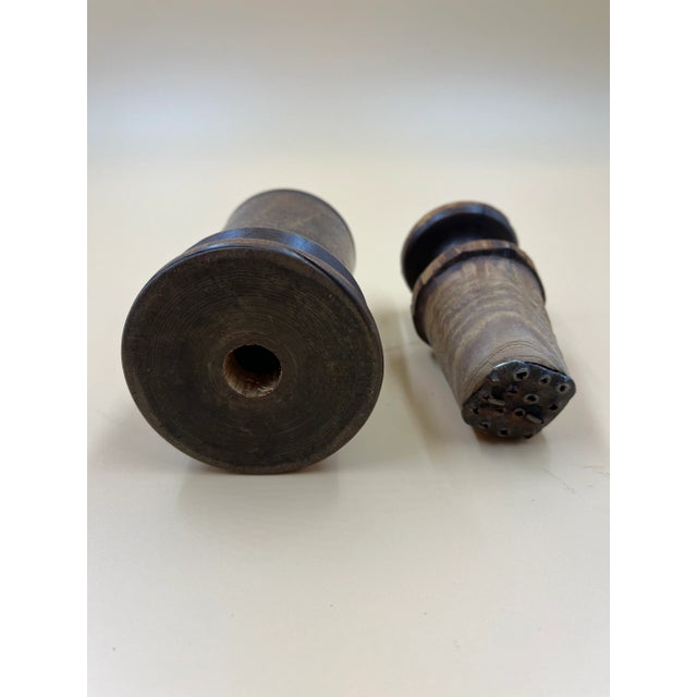 Antique Swedish Wooden Mortar & Pestle For Sale - Image 6 of 8