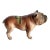 Vintage Hagen Renaker English Bulldog Miniature Figurine Original Sticker For Sale