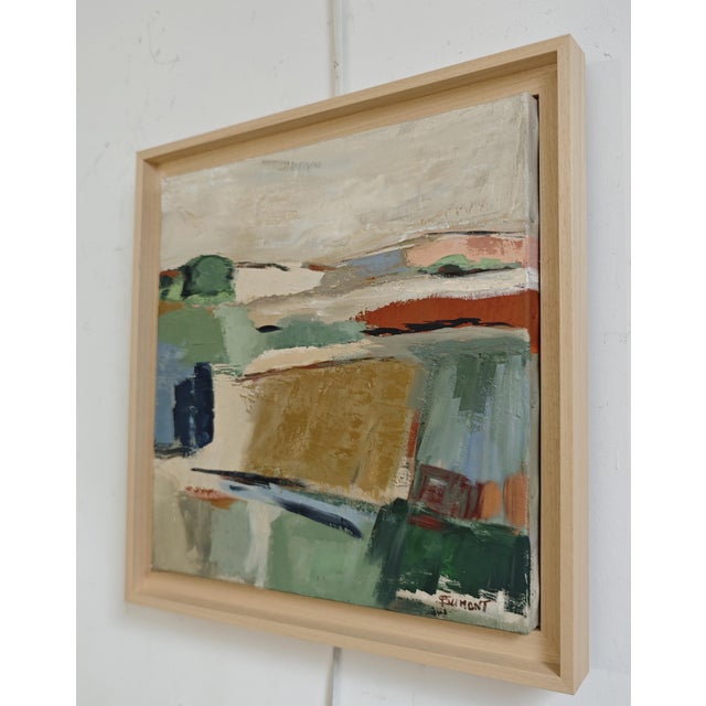 Horizon Silencieux is a contemporary abstract landscape that captures the essence of distance and calm. Rather than...