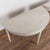 Gustavian (Swedish) Late 19th Century Swedish White Large Demi Lune Side Tables Consoles For Sale - Image 3 of 12