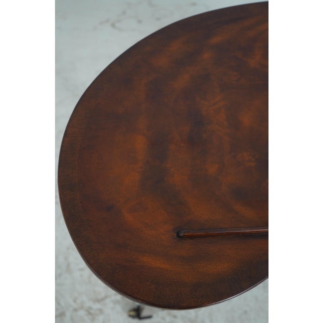 Theodore Alexander Kidney Mahogany Desk For Sale - Image 15 of 18