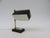 Small Mid-Century Brass, Black & White Bedside Table Lamps, 1950s, Set of 2 For Sale - Image 13 of 18