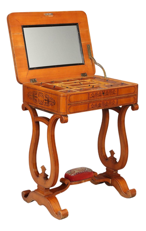 Charles X Worktable in Cherry