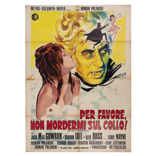 1960s Per favore, non mordermi sul collo! / The Fearless Vampire Killers Poster, Italy, 1957 For Sale - Image 5 of 5