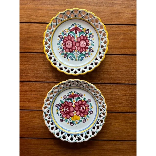 Vintage Modra Slovakia Wall Decor- 6 Pieces For Sale - Image 4 of 6