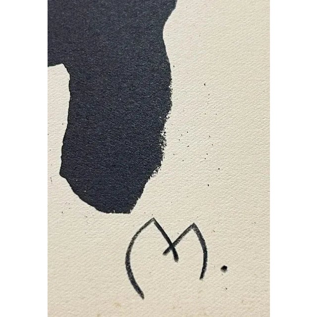Hand Signed Original Joan Miro Lithograph in Color For Sale - Image 4 of 6