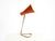 Large Mid-Century Modern Brass Table Lamp with Brick-Red Shade, 1950s For Sale - Image 4 of 18