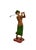 American Lady Golfer Statue Large Female Sculpture Vintage Country Club Decor For Sale - Image 3 of 10