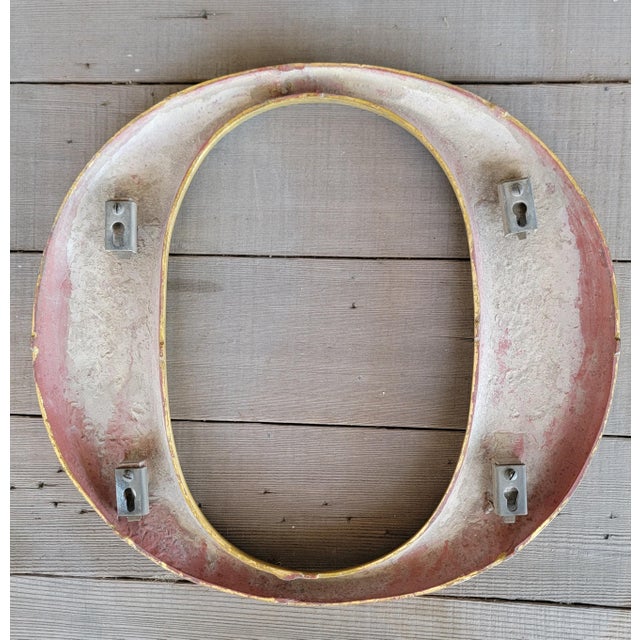 Architectural Gold Leaf Sign Letters "T" and "O" Large Scale For Sale - Image 9 of 14