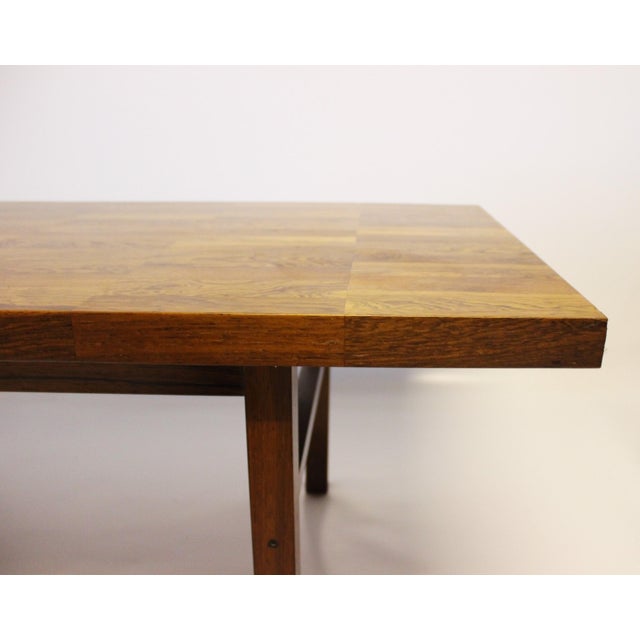 1960s Danish Modern Checkered Rosewood Coffee Table, 1960s For Sale - Image 5 of 7