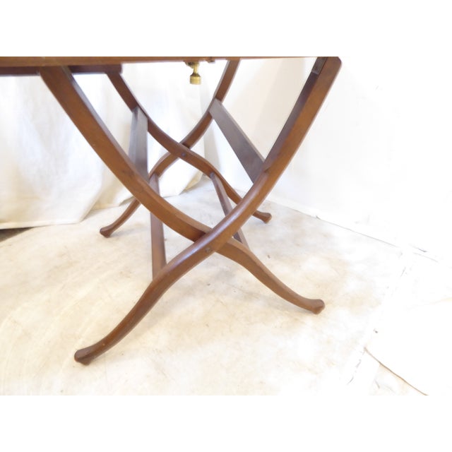 Antique English Mahogany Coaching Table For Sale - Image 4 of 5