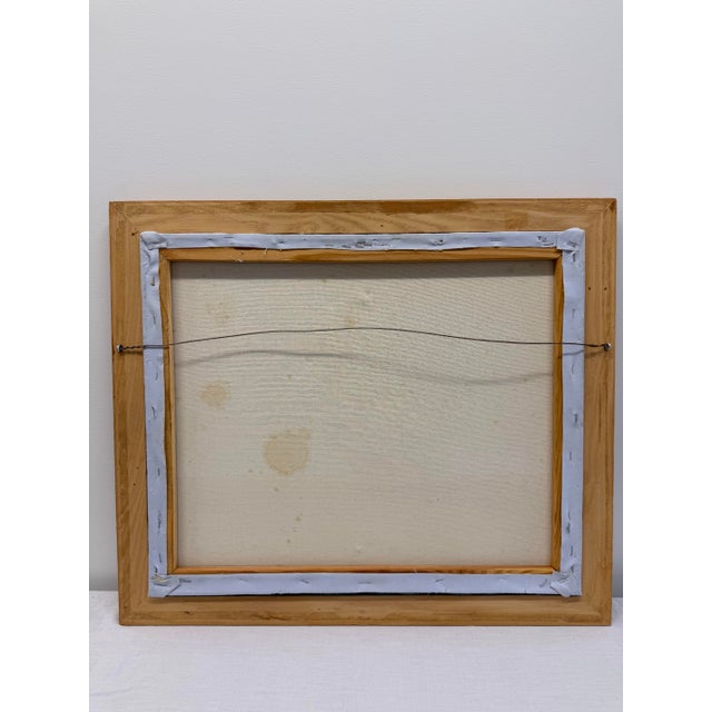 1980s Oil Painting on Canvas of a Vessel in the Sea Beautiful Ship, Signed Angell For Sale - Image 9 of 11