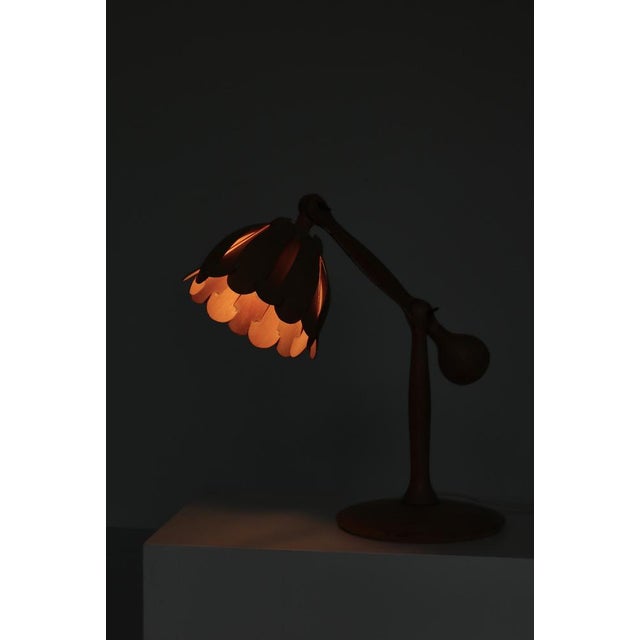 Scandinavian Modern Luxus Ashwood Table Lamp by Östen Kristiansson, Sweden, 1960s For Sale - Image 15 of 18