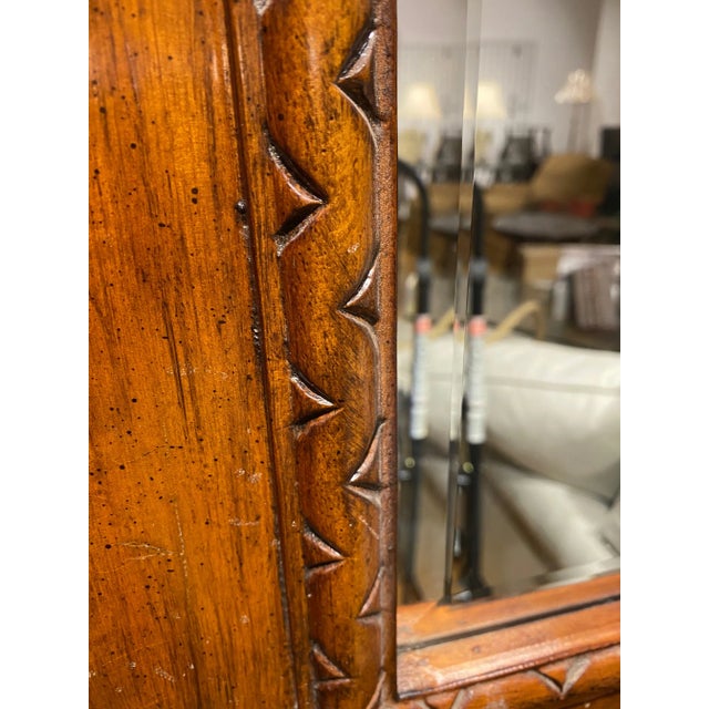 2010s Bernhardt French Country Cherry Finish Mirror For Sale - Image 5 of 8