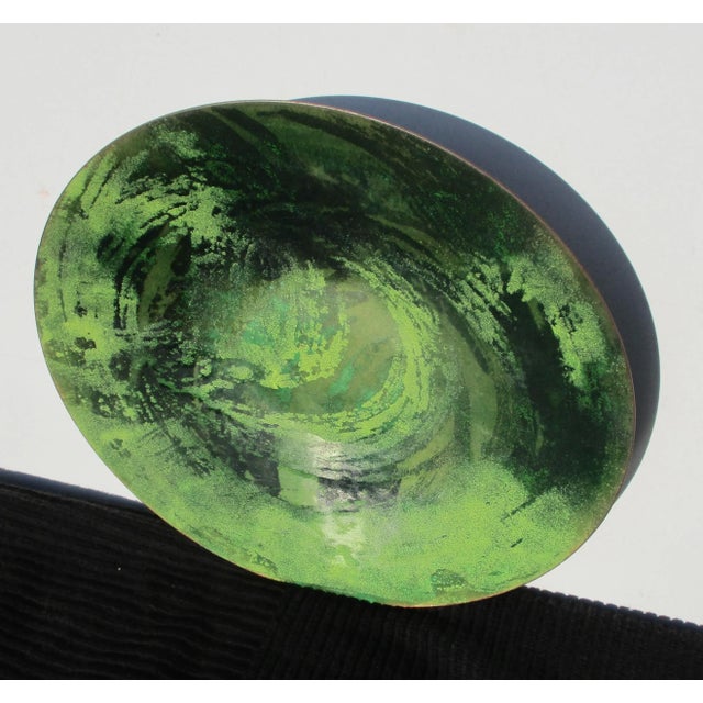 Mid-Century Enamel Dish Circa 1980s' For Sale - Image 4 of 6