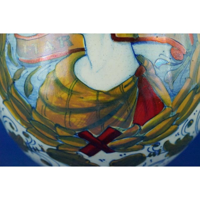 Neo-Renaissance Ceramic Jug Vase by Gualdo Tadino for Icap, Italy, 1920s For Sale - Image 15 of 18