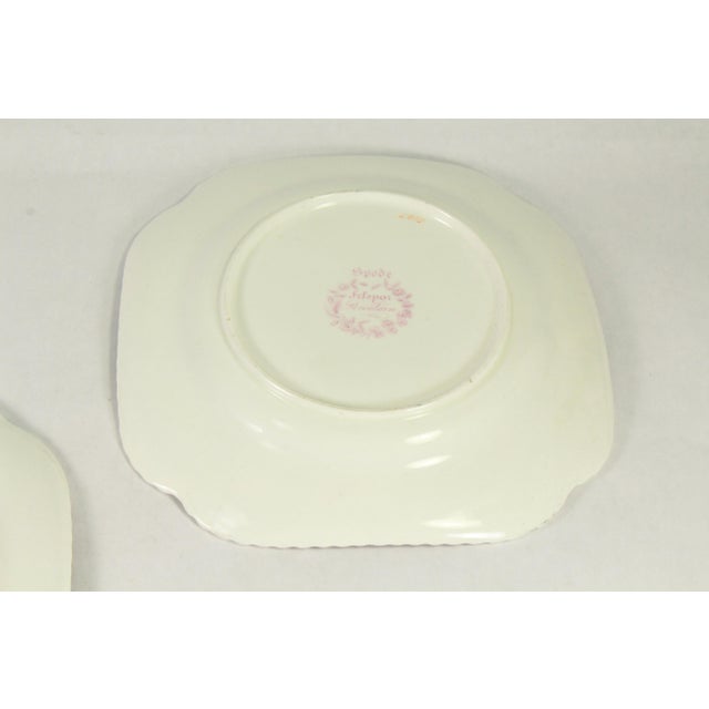 Early 1800's Spode Felspar Porcelain Pair of Armorial Cabinet Plates Welman Crest For Sale - Image 16 of 18