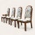 Vintage Hollywood Regency Floral Upholstered Dining Chairs, 1970s, Mid-Century Modern, Mid-Century For Sale - Image 4 of 10
