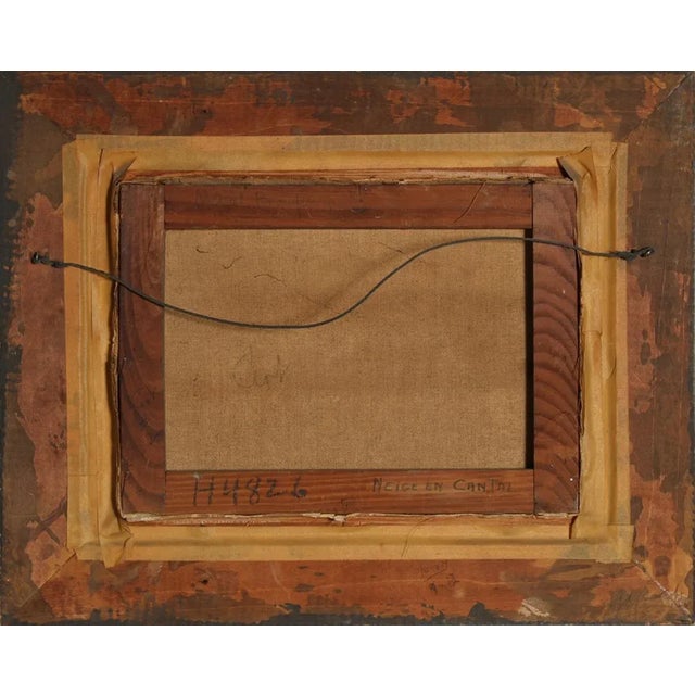 French Marcel Bouyeron, Neige en Cantal, Painting For Sale - Image 3 of 5