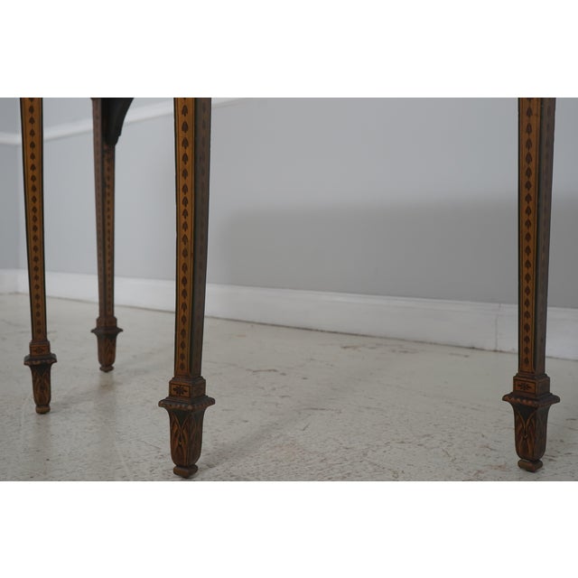 Adams Paint Decorated Vintage Console Hall Table For Sale - Image 4 of 14