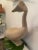 Vintage Wood Carved Folk Art Rustic Goose Decoy For Sale - Image 9 of 12
