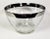 1960s 1960s Large Bowl Silver Rim Mid Century Style of Dorothy Thorpe For Sale - Image 5 of 11