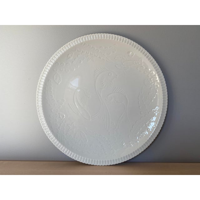 1930s Art Deco Syracuse China Viktor Schreckengost Shelledge Fish Plate For Sale - Image 12 of 12