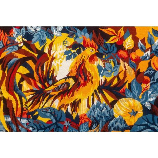 Textile Hervé Lelong (1935–2023) Les Fruits De L’Été 1977 Signed Wool Tapestry 54/250 For Sale - Image 7 of 7