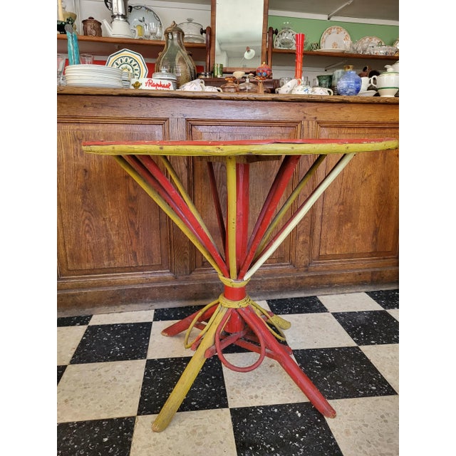Wood Vintage Side Table, 1970s For Sale - Image 7 of 9