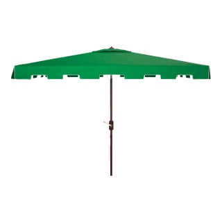 Zimmerman 6.5x10 Rectangle Umbrella - Dark Green For Sale
