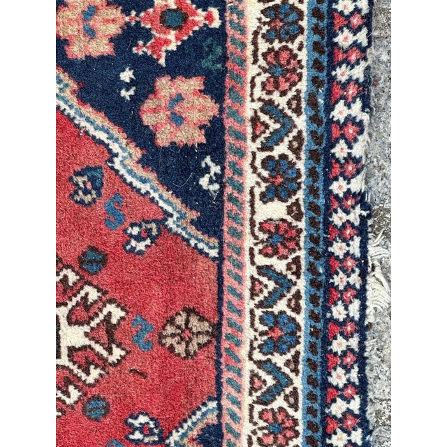 Small Vintage Yalameh Rug from Bobyrugs, 1980s For Sale - Image 11 of 17