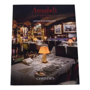 Annabel's 44 Berkeley Square 1963-2018 20 November 2018 Christie's London