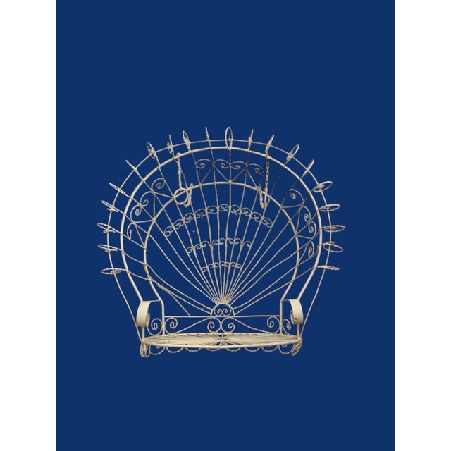 1950s 1950s Salterini Hanging Peacock Swing, Attributed For Sale - Image 5 of 7