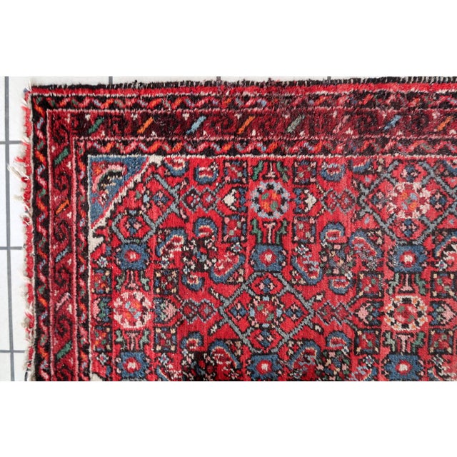 1920s, Distressed Antique Persian Hamadan Runner 2.8' X 9.11' For Sale In New York - Image 6 of 12