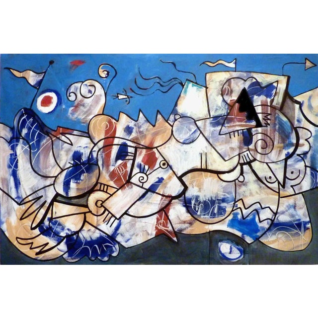 Acryl on canvas Antoh (Antonio Mansueto) lives in Milano and was born in Naples in 1960. He has exhibited in Italy,...