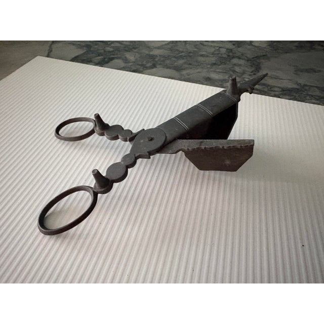 Antique Candle wick snifter... dont blow out those candle! Use this beautifully designed tool for ease and no wax residue...